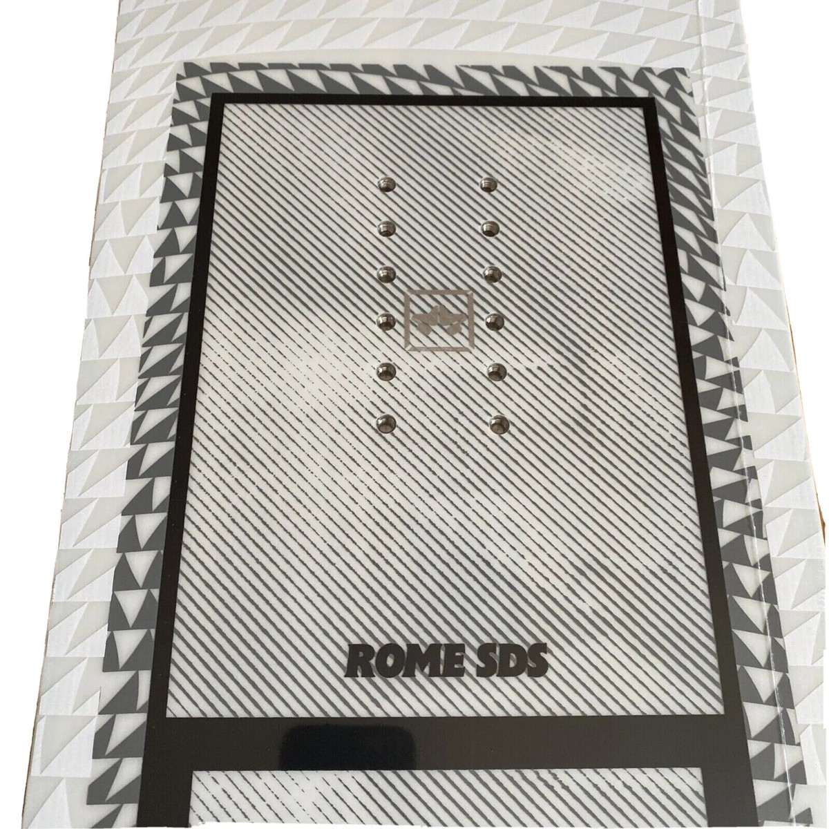 Rome SDS Cheap Trick 150cm Snowboard White Gray Black Blue 2022