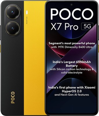 POCO X7 Pro 5G (Green, 256GB 12 GB RAM) 6.67