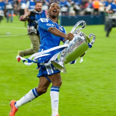 Drogba #11 Chelsea FC 2011/2012 Champions Home ORIGINAL Adidas