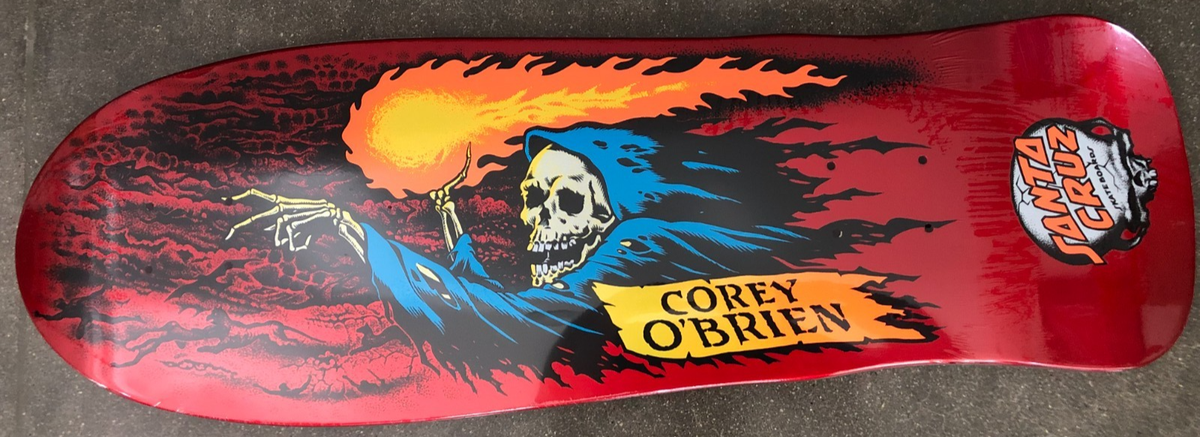 New Santa Cruz Corey O'Brien Reaper Reissue Skateboard Deck Natas