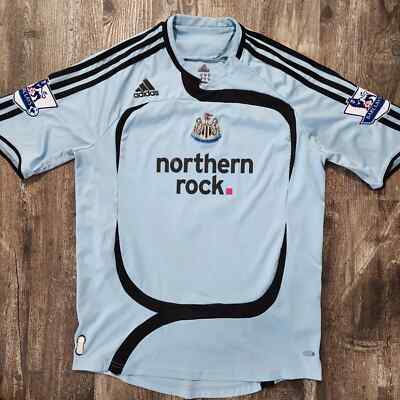 2008 Adidas Newcastle United Away Soccer Jersey Michael Owen Men M