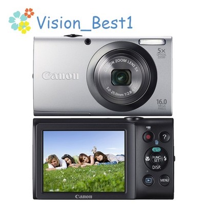 Canon PowerShot A2300 HD Digital Camera 16MP 5x Optical Zoom Auto
