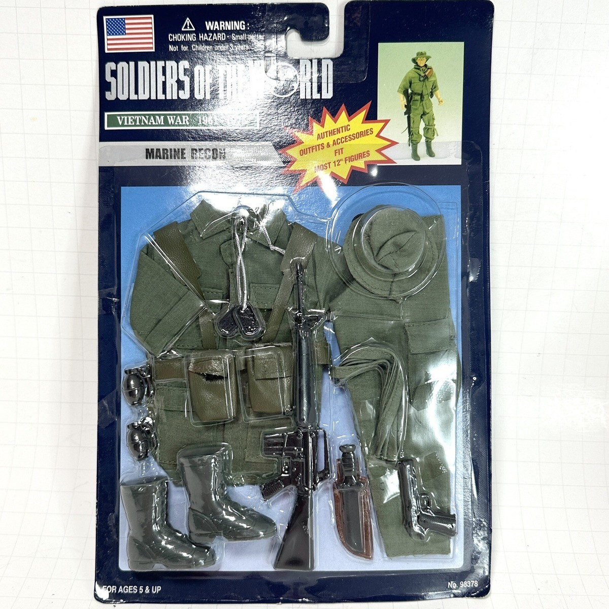1/6 Soldiers World Vietnam War Marine Recon NEW Military Weapons