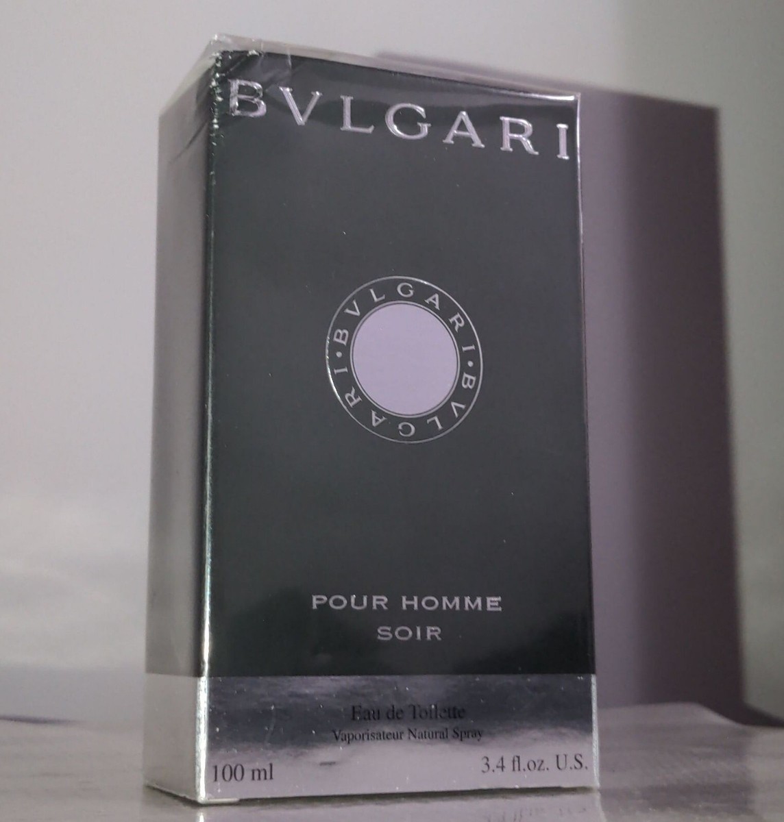 BVLGARI Pour Homme SOIR 3.4oz EDT Spray for Men, NEW, SEALED, RARE