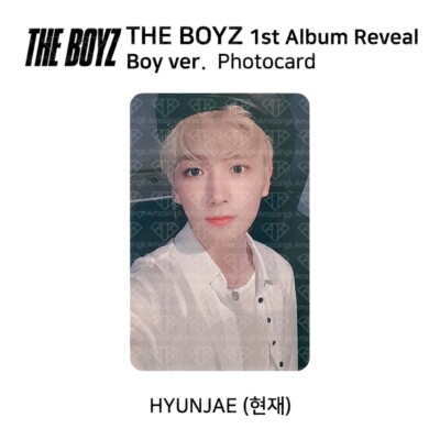THE BOYZ 1st album REVEAL Official Photocard BOY Version K-POP