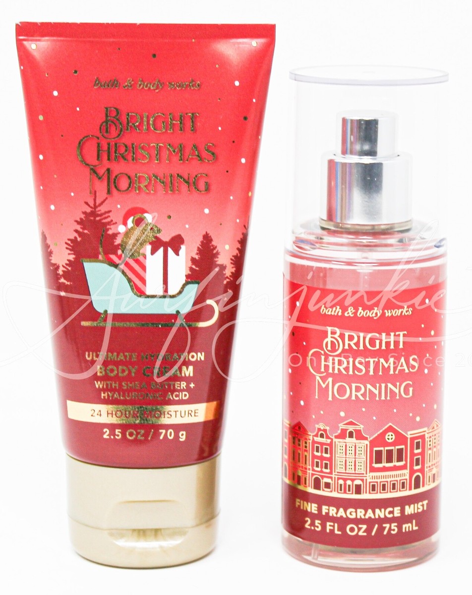 Bath & Body Works Bright Christmas Morning Mist Spray Mini 2.5oz +