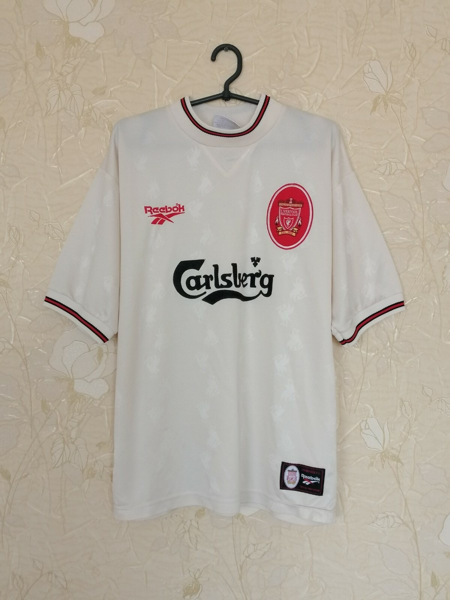 Liverpool 1996 - 1997 away vintage football shirt jersey Reebok