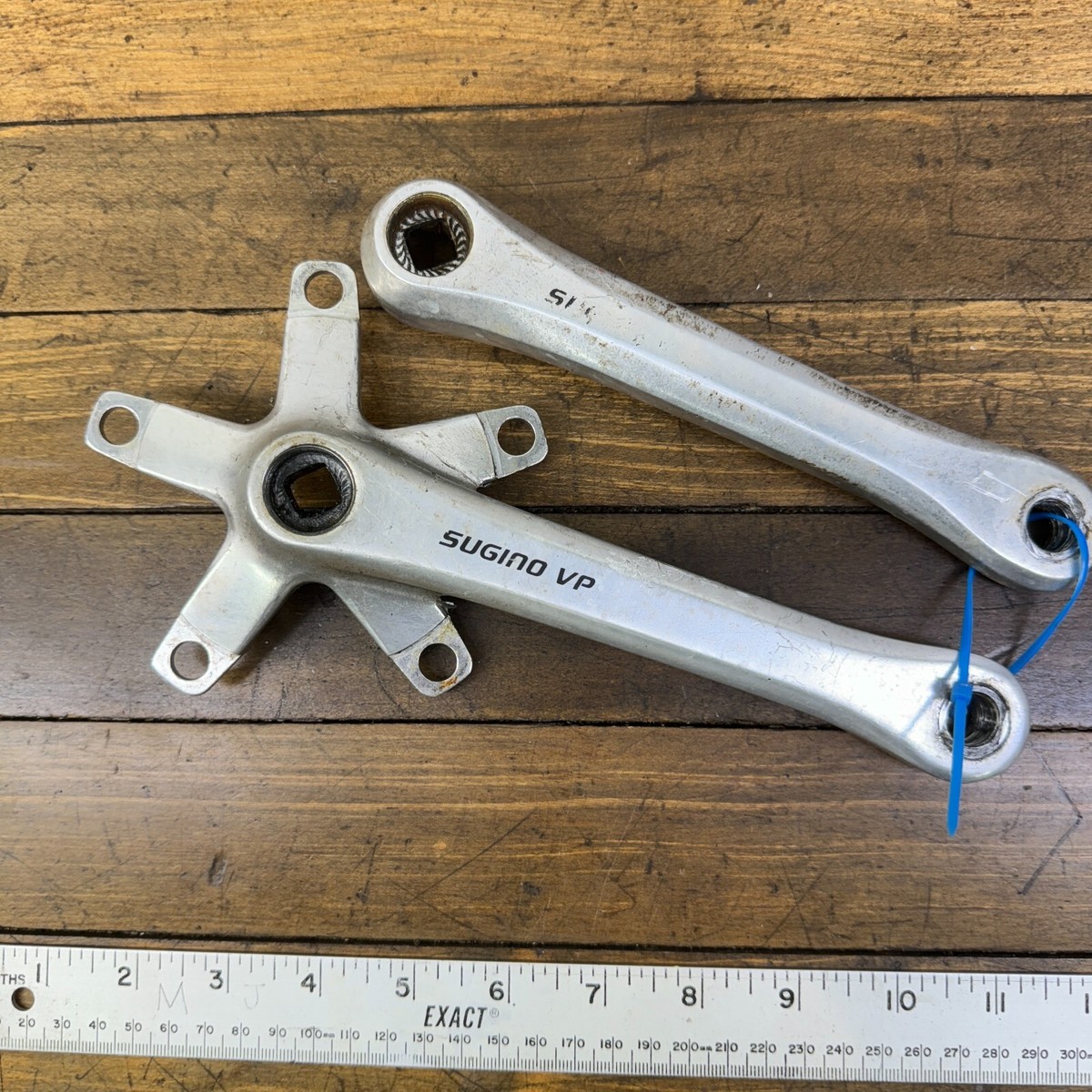 Vintage Sugino VP Crank Set 175 mm 110 74 BCD TRIPLE MTB Old