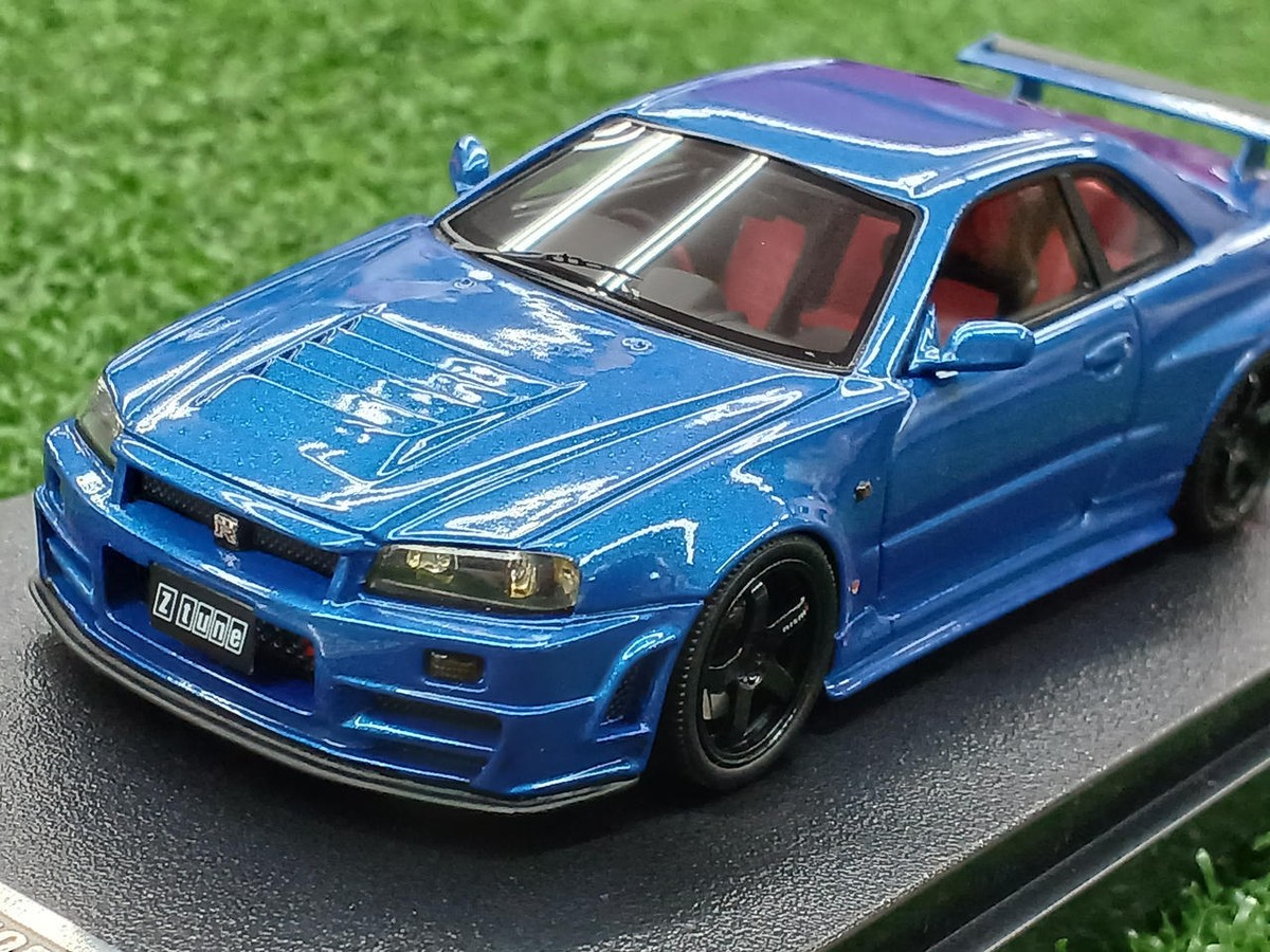 hpi racing トミーカイラR kaira R34 GT-R 青 hpi racing トミーカイラ