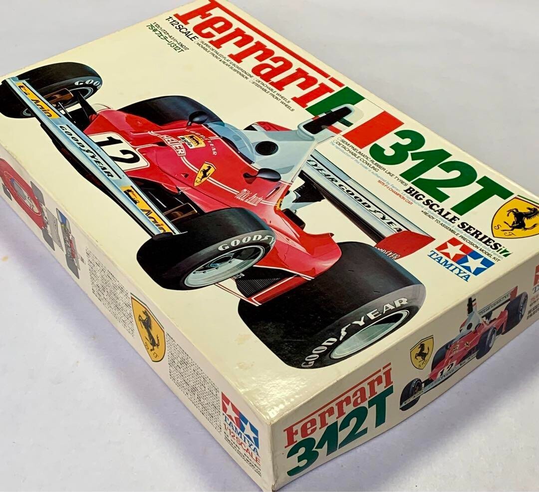 Tamiya 1/12 Ferrari 312T Big Scale Series F1 Vintage Plastic model