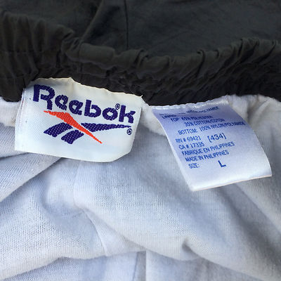Vintage 90s Tag Reebok Windbreaker Athletic Jogging Running Pants