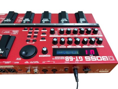 BOSS GT-6B Multi Bass Guitar Effects Processor Pedal Red Musical