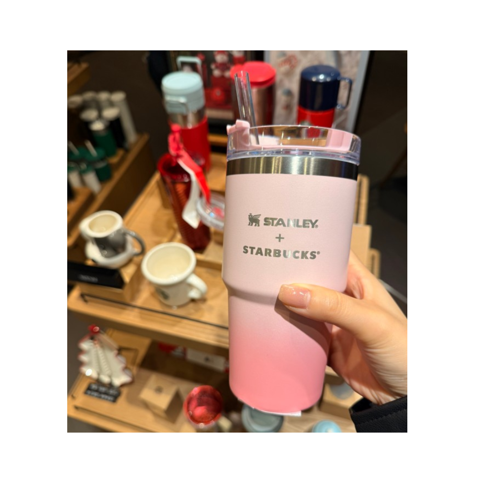 Starbucks Korea x Stanley 2024 Holiday Friends Quencher Tumbler