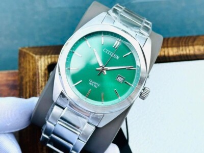 Citizen BI5110-54X Green Analog Stainless Steel Quartz Classic Men