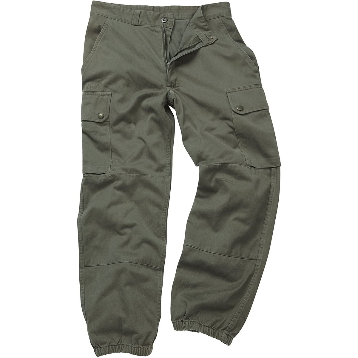 French F2 Field Parachute Trousers French Military Olive Drab