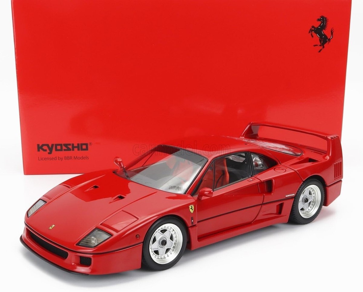 Original 1/18 Ferrari F40 KS08416R Miniature Super Car Toy Hobby