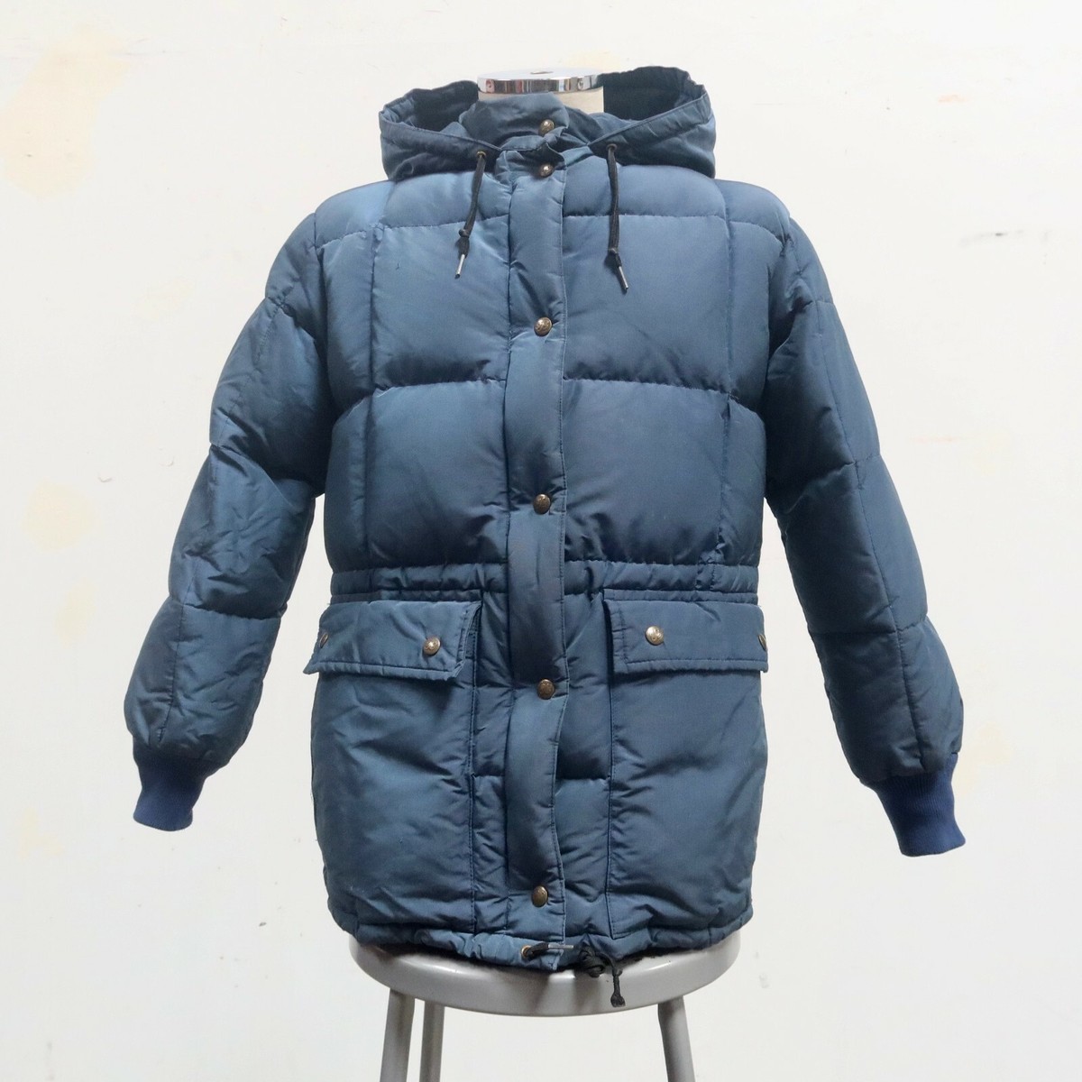 Vintage Eddie Bauer Quilted Down Jacket Size S Blizzard Proof Kara