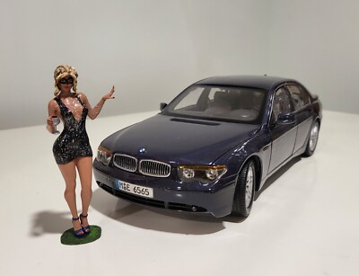 夢伝説1/18 BMW 7シリーズ 750Li ディーラーミニカー ブルー 夢伝説1