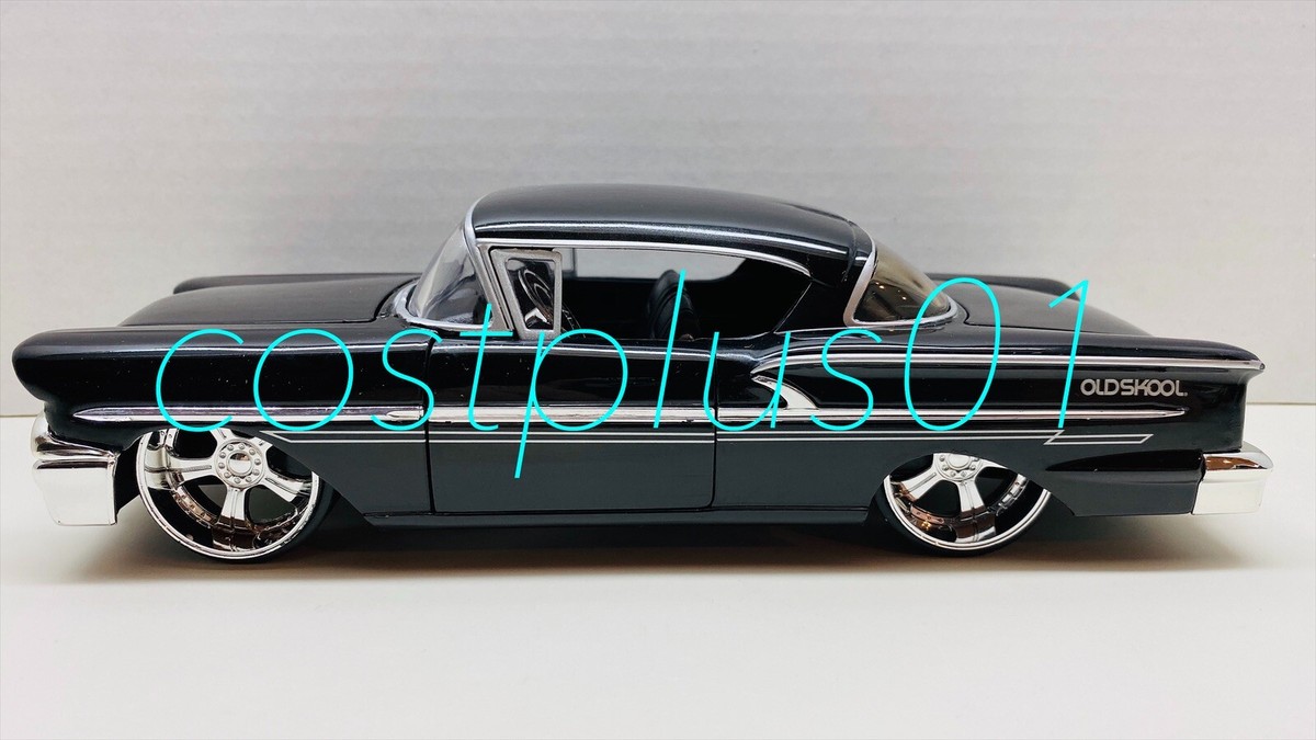 JADA DUB CITY OLDSKOOL 1958 CHEVY IMPALA 1:24 BLACK | eBay