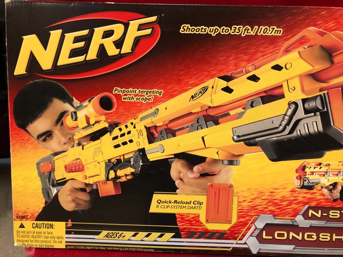 Nerf N-Strike Longshot CS-6 2-in-1 Blaster / Brand New MINT | eBay
