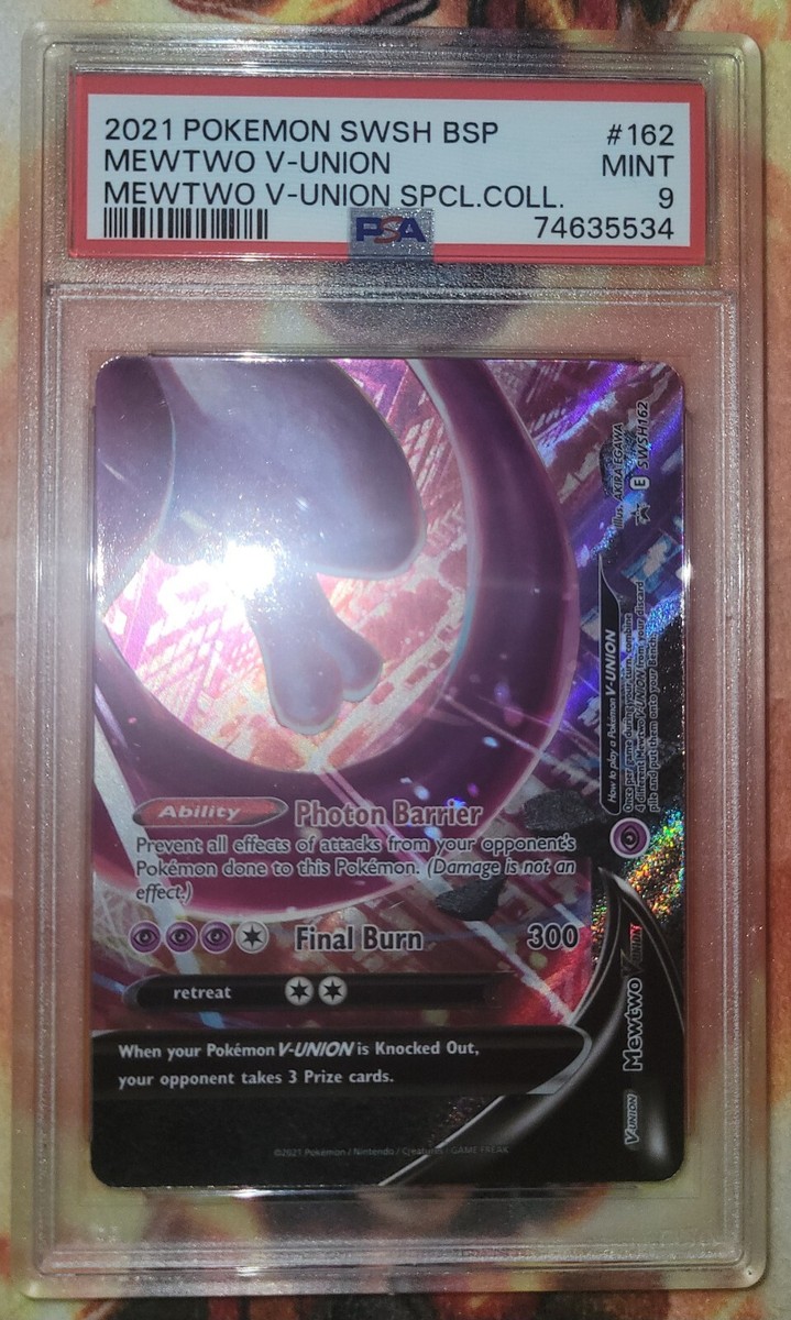 Mewtwo V Union SWSH159-162 Full Set Psa 9 and 10 | eBay