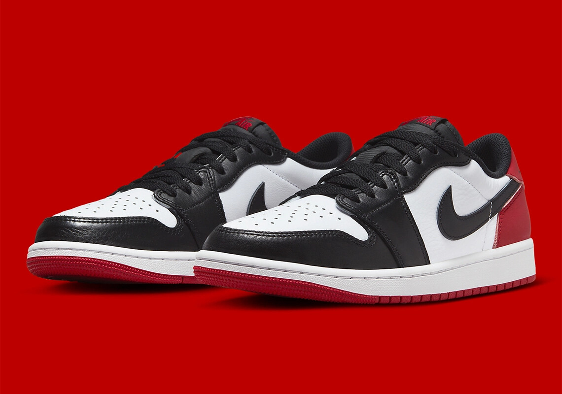 2023 Nike Air Jordan 1 Retro Low OG Black Toe CZ0790-106 MENS