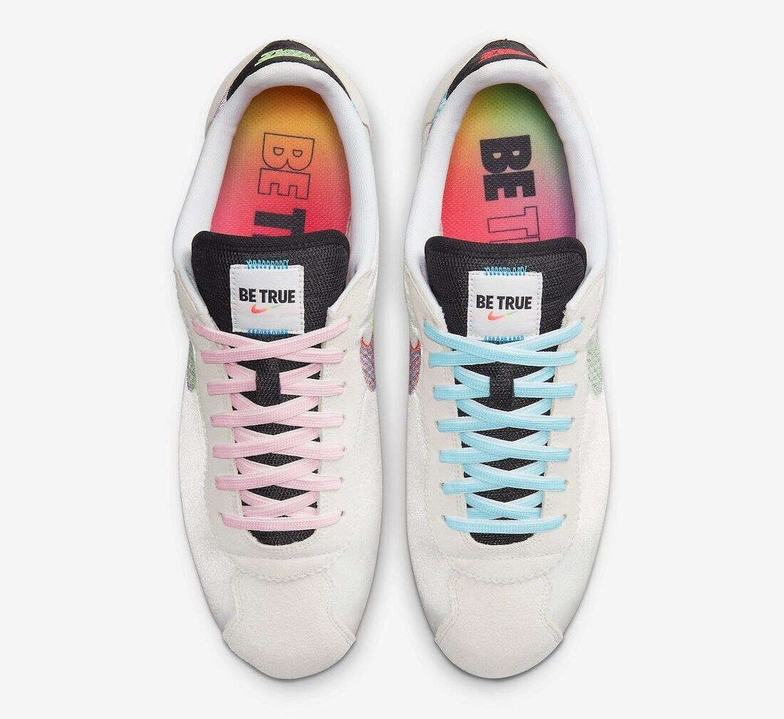 Nike Cortez Be True 2022 Multi Color Rainbow DR5491-100 Men's Size