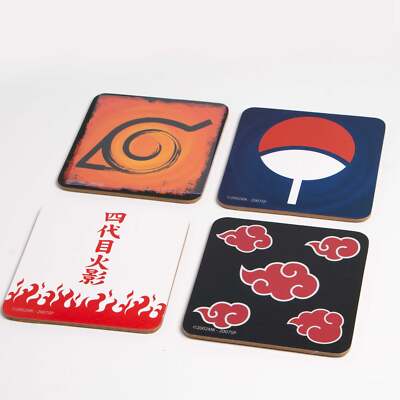 Naruto Shippuden 4-Pack Coaster Set | eBay