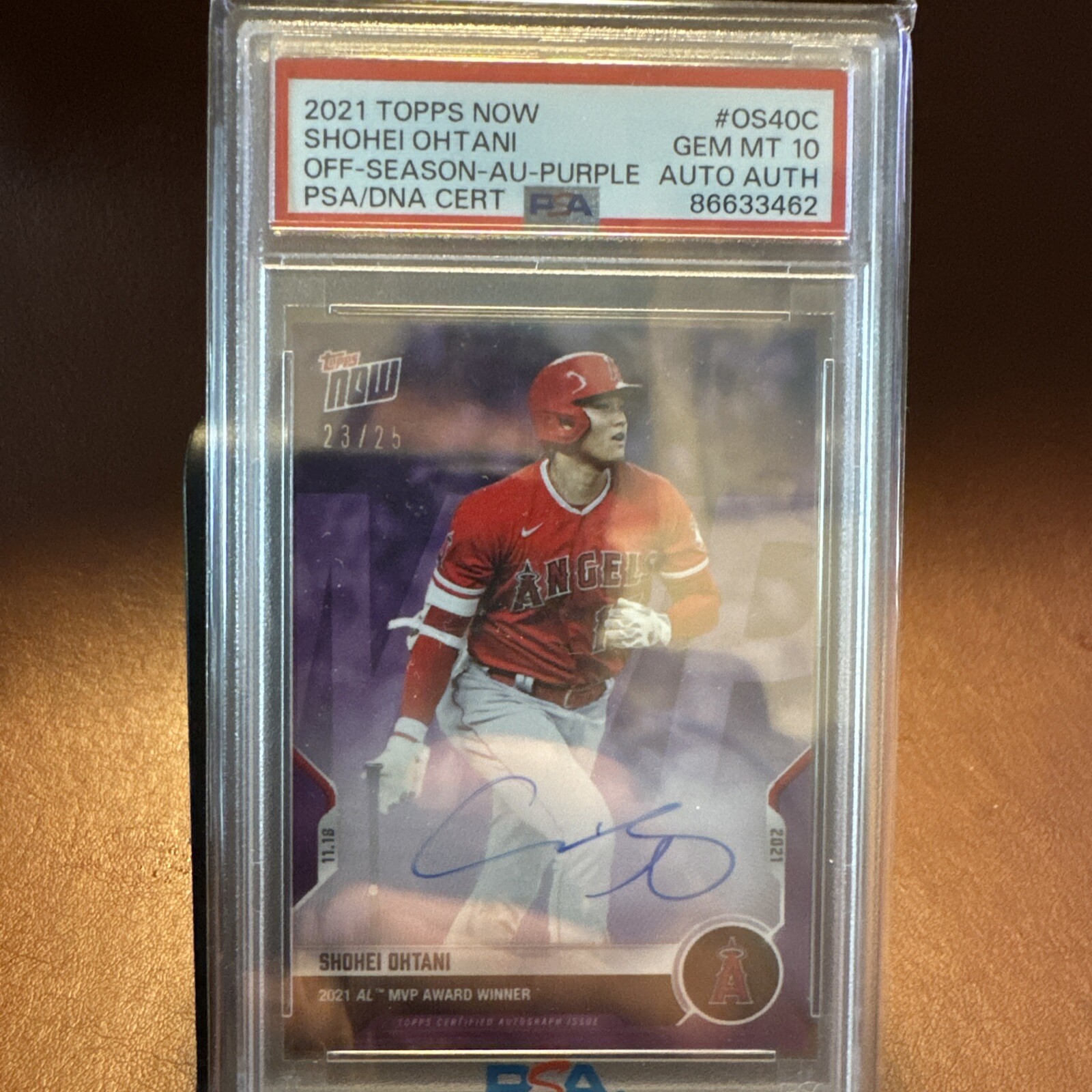 大谷翔平 フォトミント 2021 MVP記念 2021年大谷翔平 AL MVP獲得記念 2