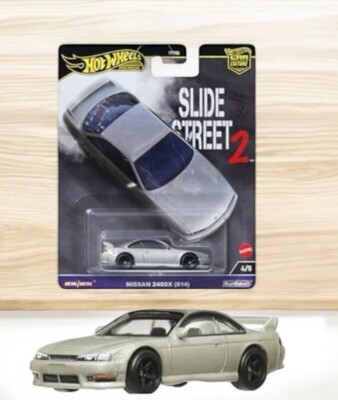 Hot Wheels Premium - 2024 Slide Street 2 4/5 Nissan 240SX (S14) | eBay
