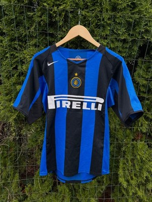 INTER MILAN 2004/2005 TOTAL 90 HOME FOOTBALL SOCCER JERSEY SHIRT
