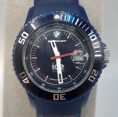 BMW Motorsport Navy blue/Red Ice Watch | eBay