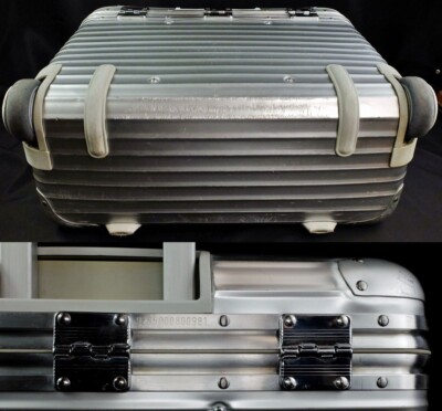 RIMOWA TOPAS 928.50 Vintage Pilot Trolley 2-Wheel 36L Aluminum