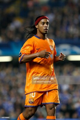 RONALDINHO #10 MEN'S FC BARCELONA 2006/2007 SOCCER FOOTBALL SHIRT