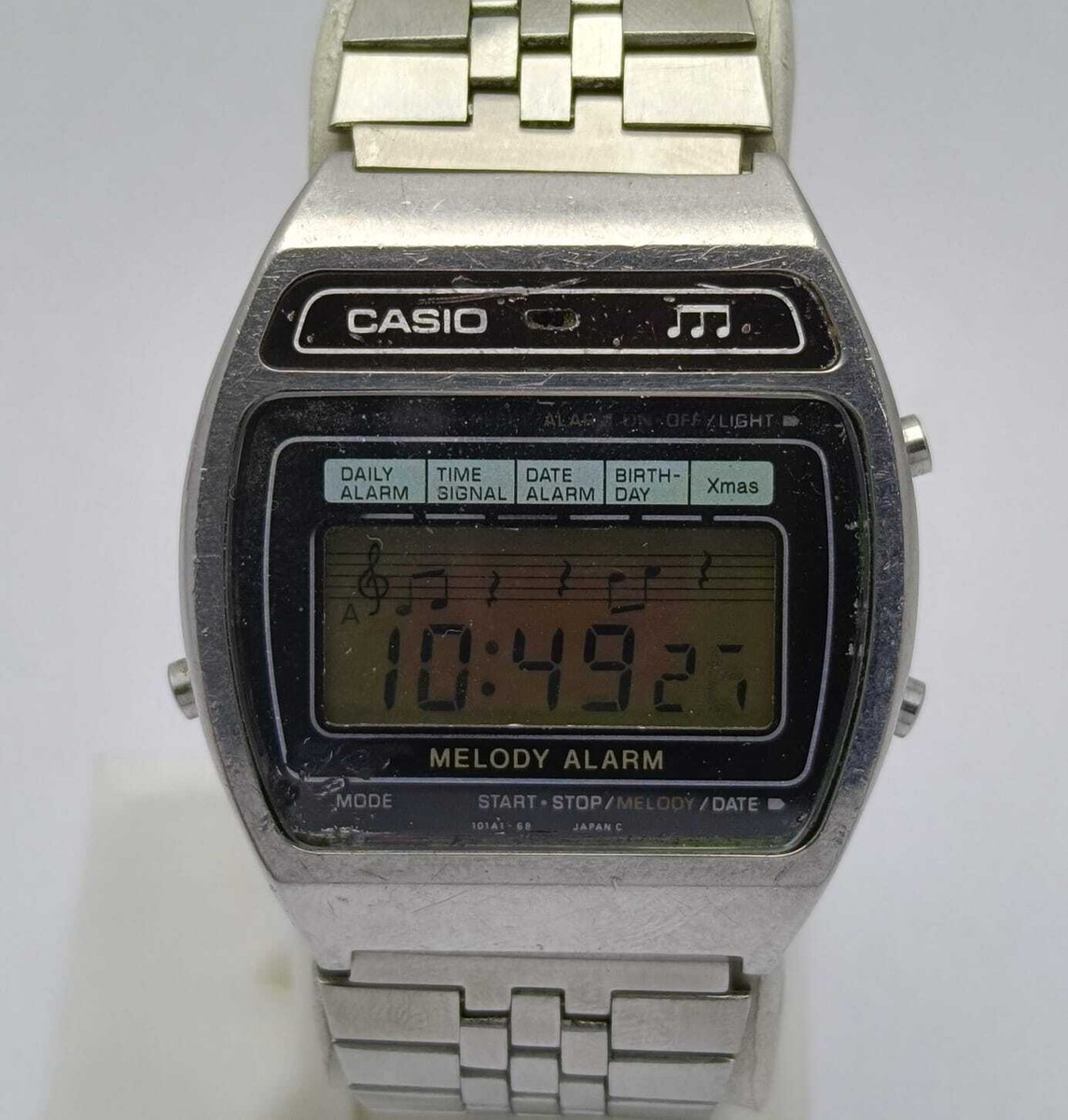 Casio Melody Alarm 82 M-1230 Quartz Digital Vintage Men's Watch | eBay