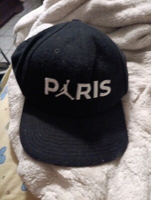 Nike Jordan Paris Saint-Germain PSG Pro Cap L Strapback Hat Black