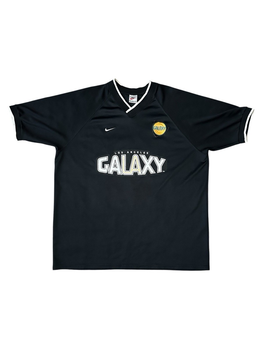 Vintage 1996 Nike Los Angeles Galaxy Black MLS Soccer Jersey