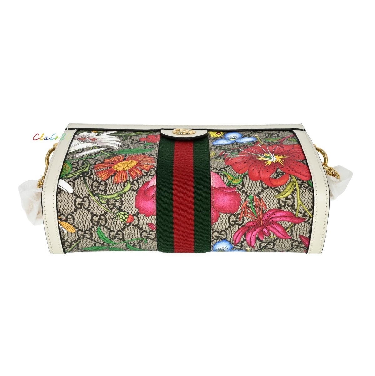 New Authentic Gucci 503877 Ophidia GG Flora Small Shoulder Bag | eBay
