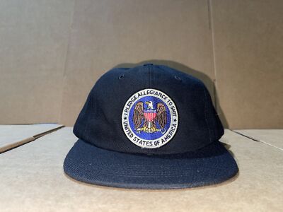 Supreme Pledge Allegiance 6-Panel Cap Black Pink Navy F/W 17 | eBay