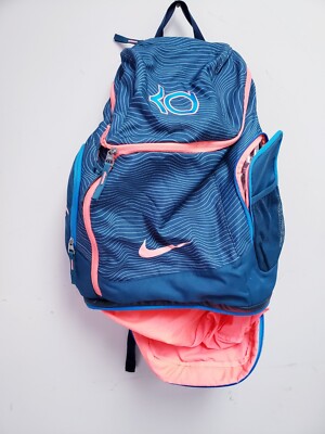 NIKE AIR KD Kevin Durant Black & Orange Large Backpack | eBay