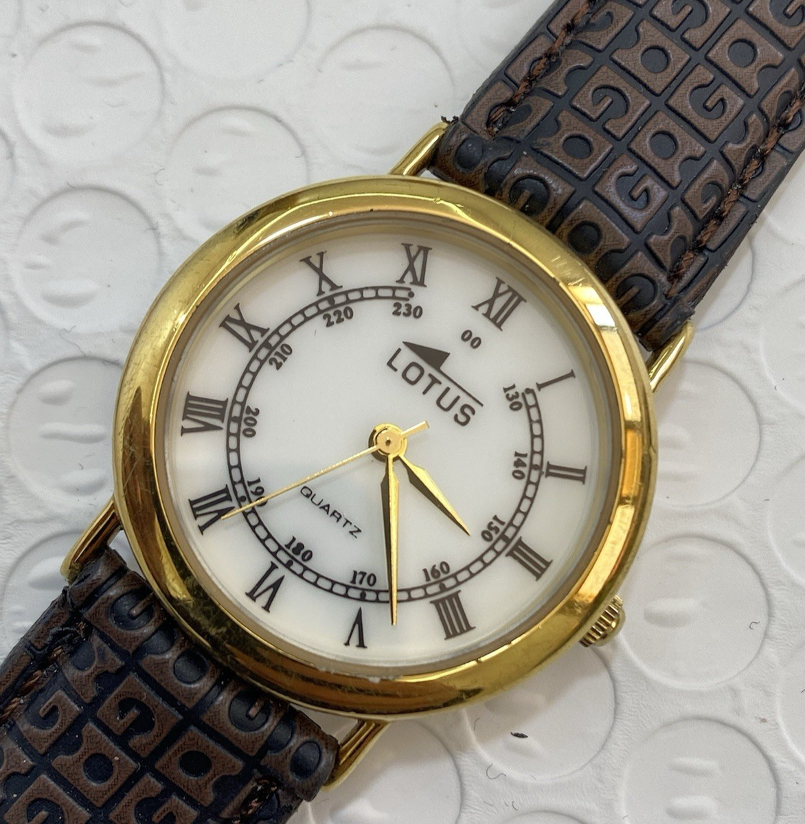 Lotus Ladies Watch Quartz Gold Plated Romaine Numbers 31mm | eBay