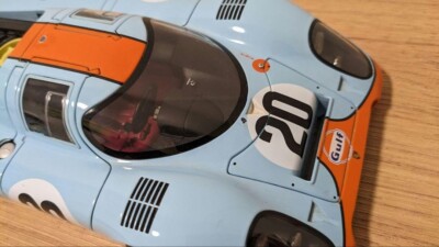1/18 AUTOart Porsche 917K #20 Gulf Blue No Box From Japan Model
