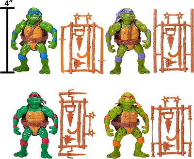 TMNT Teenage Mutant Ninja Turtles Movie Star 4 Pack Set Action