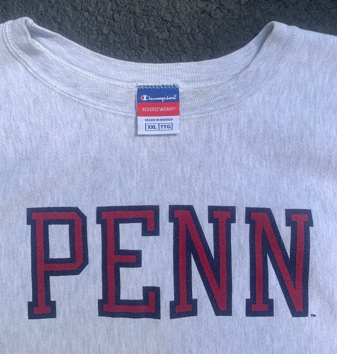 Vintage University of Pennsylvania Penn Champion Reverse Weave