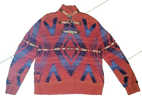 Vintage 90's Polo by Ralph Lauren 100% Merino Wool V-Neck Sweater