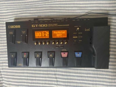 Boss GT-100 Multi Effects Guitar Effect Pedal Used 761294500088| eBay