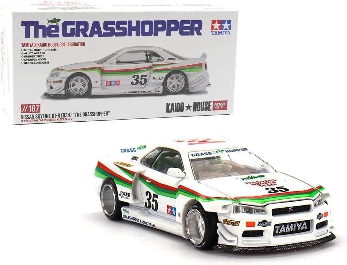 Kaido House x Mini GT 1:64 Nissan Skyline GT-R (R34) The