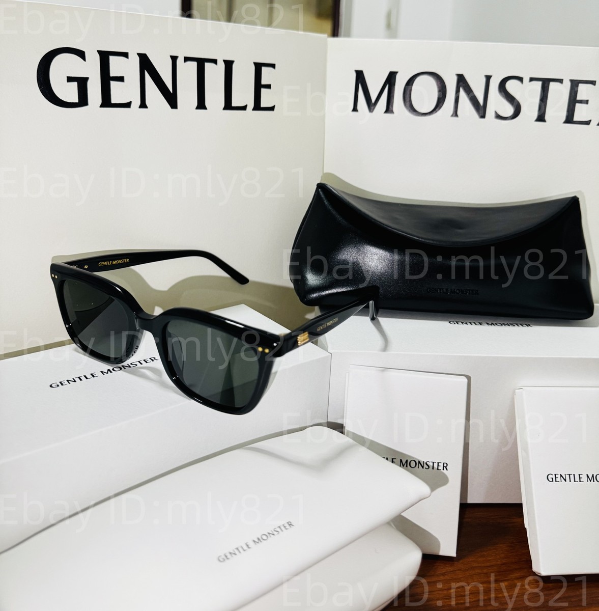 GentleMonster Sunglasses Breezebe 01 Black Frame Black Lenses | eBay