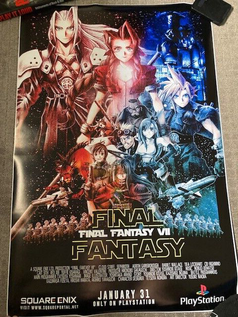 FINAL FANTASY VII Movie POSTER 24x36 | eBay