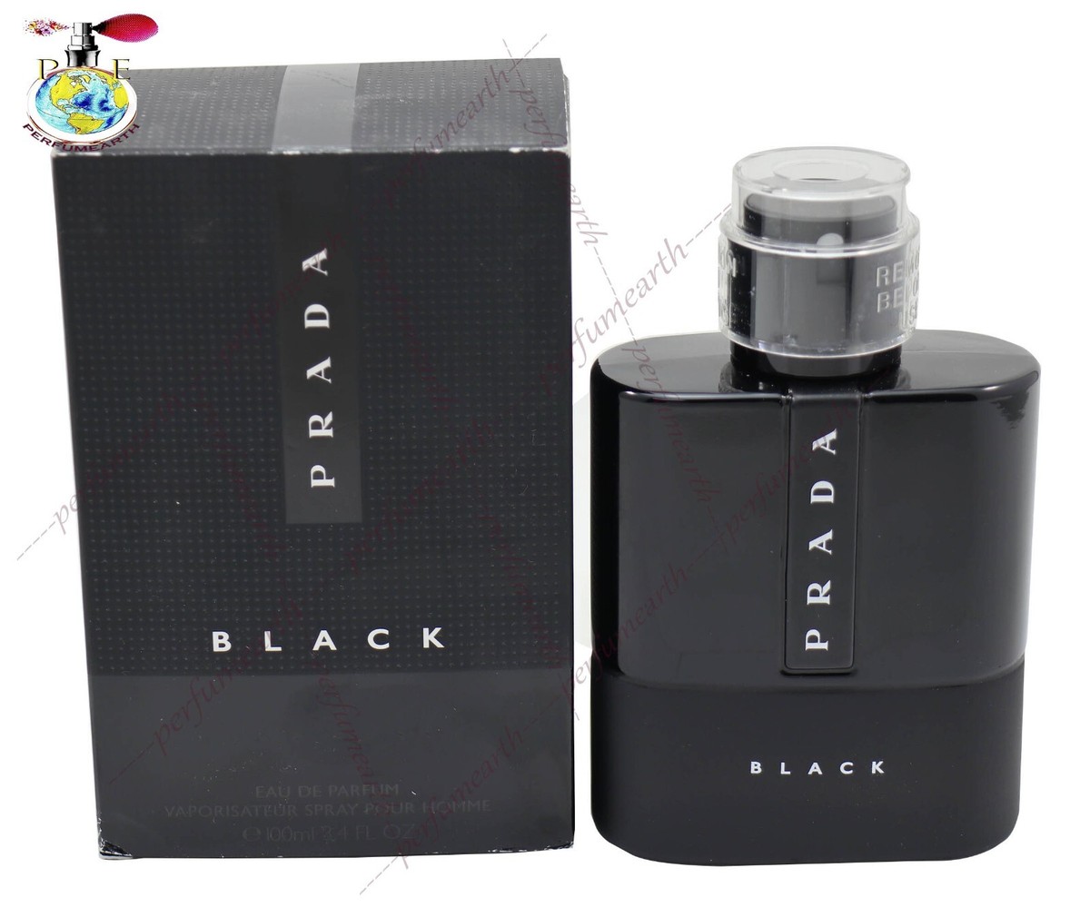 Prada Luna Rossa Black 3.3/3.4oz. Edp Spray For Men New In Box | eBay